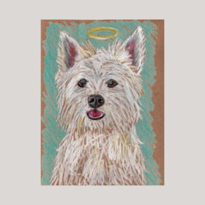 Retrato de mascota angelito